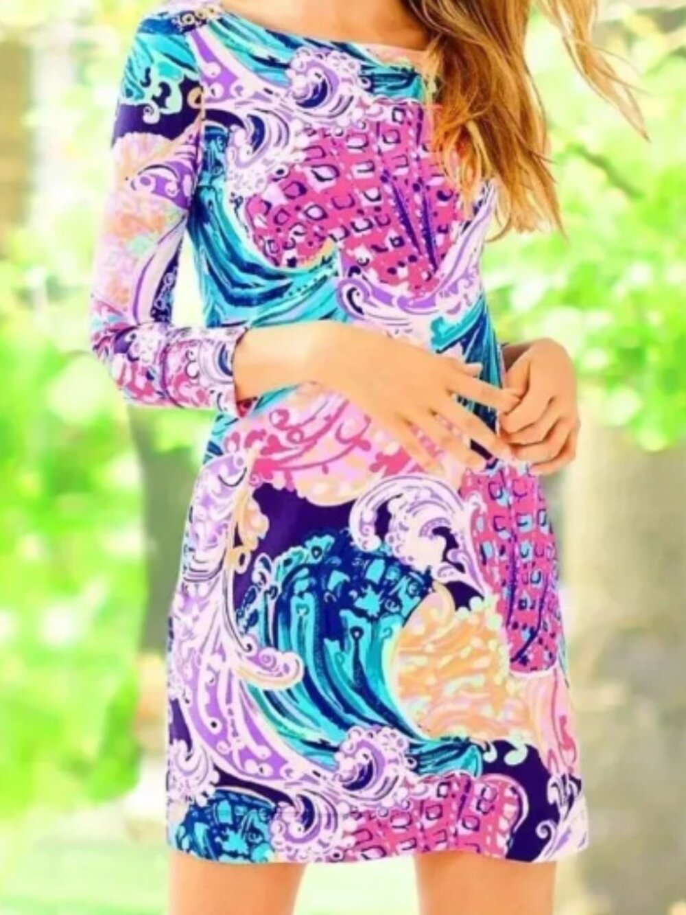 Lilly Pulitzer Sophie Dress “All That She Wants” Print | UPF 50+ | Small